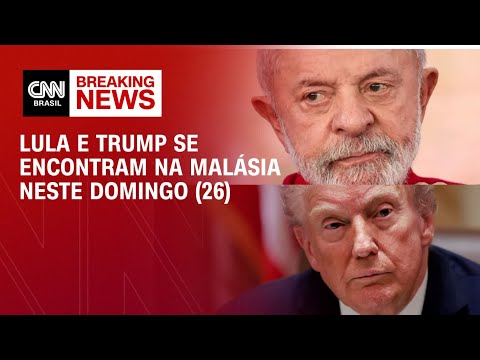 Casa Branca confirma encontro Trump-Lula na Malásia neste domingo (26) | CNN BRASIL
