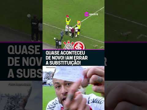 ALÔ NEYMAR! QUASE QUE ERRAM A SUBSTITUIÇÃO DE NOVO! #shorts