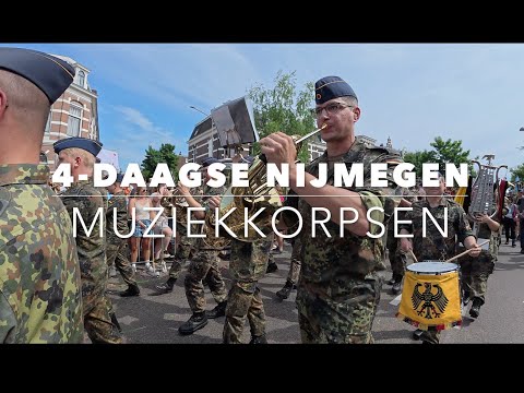 MUZIEKKORPSEN 4-DAAGSE NIJMEGEN 2025 (4K)