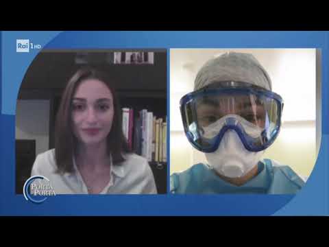 Alessia Bonari Infermiera - Porta a porta 17/03/2020