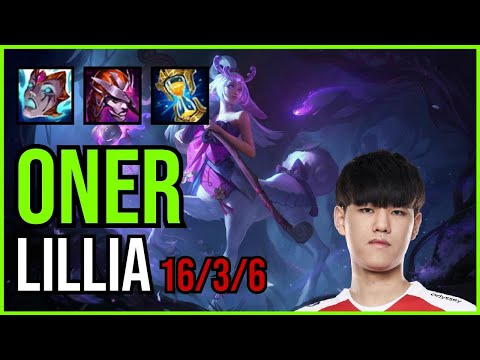 ONER - LILLIA vs NIDALEE Jungle - KR Challenger - Patch 11.3
