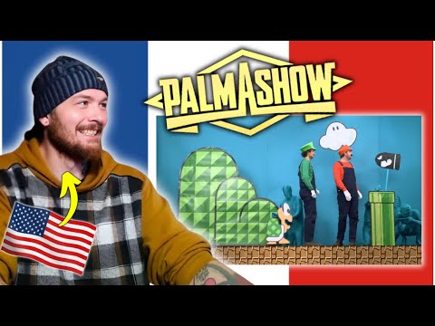 American Reacts to French Comedy Palmashow Quand on est Mario et Luigi