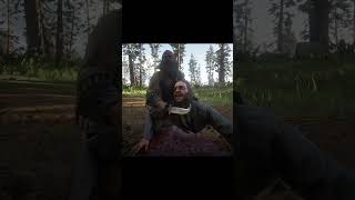Dude gets scalped by skinner brother - Red Dead Redemption 2 #shorts