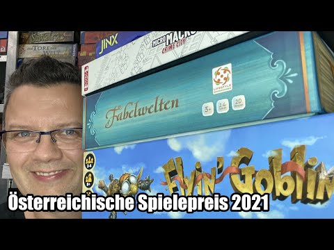 Österreichische Spielepreis - Gewinner 2021 - vom Kinderspiel bis zum Expertenspiel