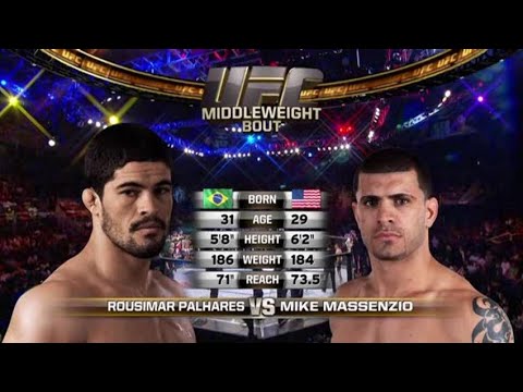 Rousimar Palhares vs Mike Massenzio full fight