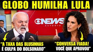 Lula INVENTA que a taxa das blusinhas é culpa de Bolsonaro e é HUMILHADO ao vivo na Globo!