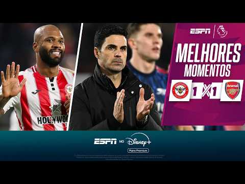 Gols e lances de Brentford x Arsenal
