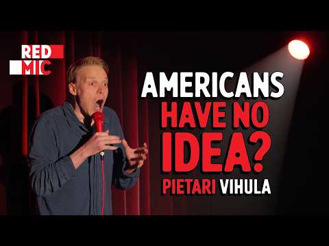 Americans React to Finnish Comedian | Finland Knowledge • Pietari Vihula • Tallinn • Stand Up Comedy