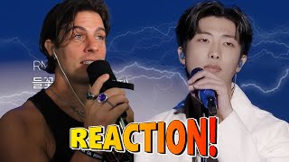 BTS RM Wildflower REACTION by professional singer