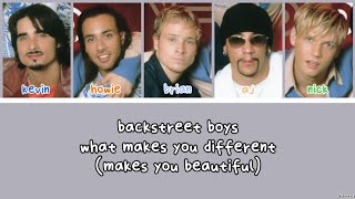 Backstreet Boys | What Makes You Different (Makes You Beautiful) | Color Coded Lyrics