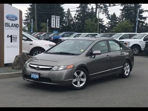 2006 Honda Civic LX W/ A/C, CD, Cruise Control Review| Island Ford