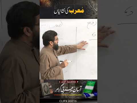 Mo'rab & Ghair Munsarif | معرب اور غیر منصرف اسم | Arabic Grammar by Asif Hameed  #arabicgrammar