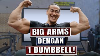 Download lagu PUNYA BIG ARMS HANYA DENGAN 1 DUMBBELL! mp3
