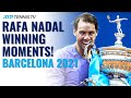 Rafa Nadal Championship Point, Trophy Lift & Speech! | Barcelona Open 2021