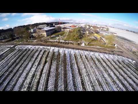 Die Drohne über dem Strickhof Lindau