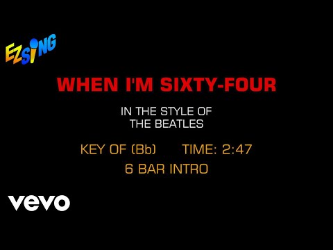 Beatles - When I'm Sixty(Karaoke)