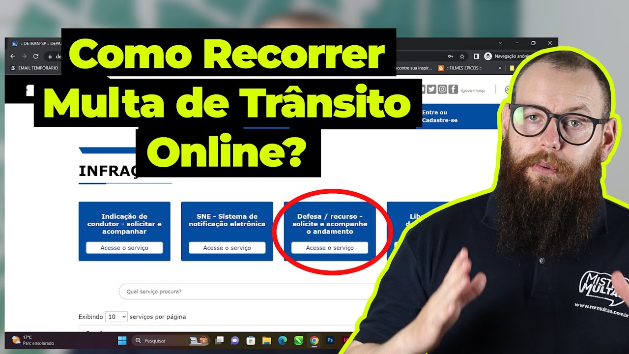 Como Recorrer Multa de Trânsito Online?