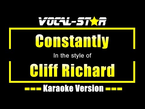 Constantly Karaoke | Cliff Richard Karaoke Version