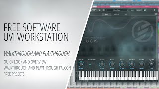 Video thumbnail for UVI Workstation - Free Software - Quick Look and Overview - Walkthrough and Playthrough Free Presets by Products Explorer