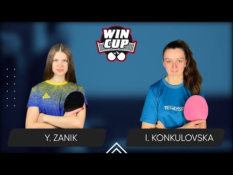 18:30 Yulianna Zanik - Iryna Konkulovska 25.10.2024 WINCUP Women Star. TABLE 1