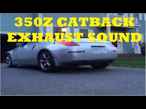 350Z Spec-D Tuning Catback Startup and Exhaust Sound