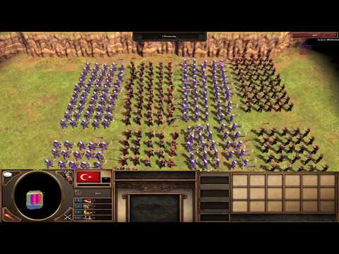 Age of Empires 3 - 200 Crossbowman Vs 200 Chu Ko Nu 4K