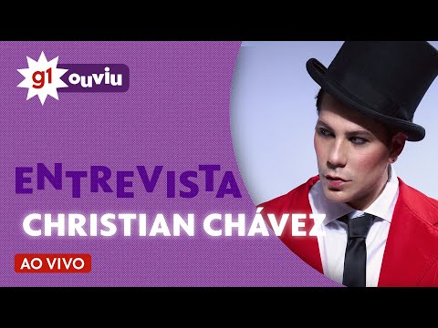 Christian Chávez é entrevistado no g1 Ouviu ao vivo desta quinta-feira (22)