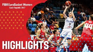 EuroBasket Women 2017 - 1/8me de Finale - Grce - Italie - Slovaquie
