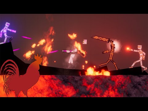 Super Droids vs Android-Biodroid in People Playground