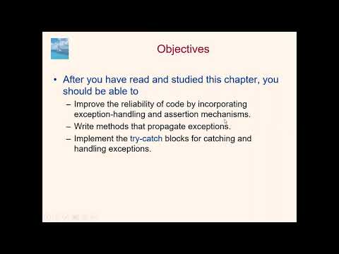 Oop Java8 0 Exceptions And Assertion