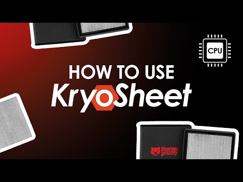 How to Apply Thermal Grizzly KryoSheet on CPU? - Step by Step Guide I Apply Right!