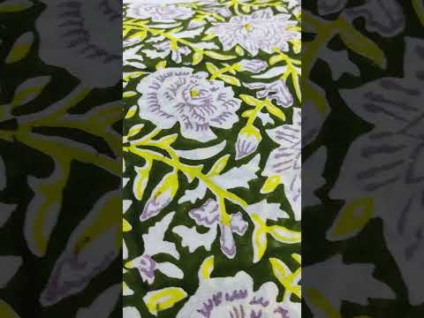 Shibori Print Indigo Cotton Fabric