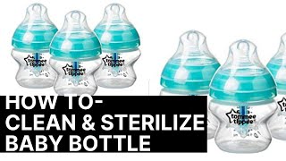 How to Sterilize Baby Bottle and Breast Pump
