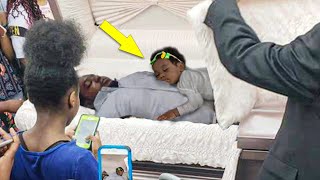Little Girl Hugged Her Late Father in His Coffin, Then Something Happened That Made Everyone Scream!