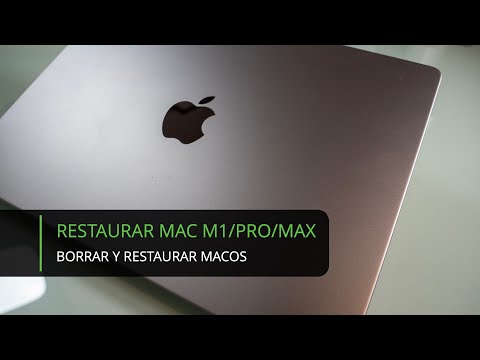 Cómo reinstalar macOS en un MacBook Air M1, MacBook Pro M1 y Mac Mini M1