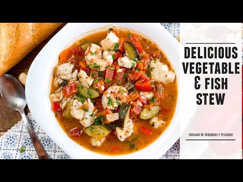 Mediterranean Vegetable & Fish Stew | Easy & Healthy One-Pan Recipe