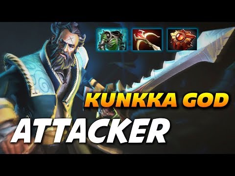 Attacker Kunkka GOD - Dota 2 Pro Gameplay