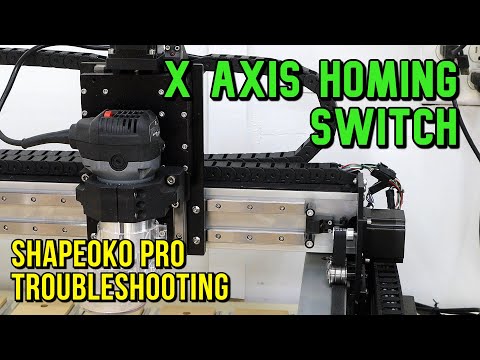 X Axis Homing Troubleshoot & Fix | Shapeoko Pro Inductive Homing Switch