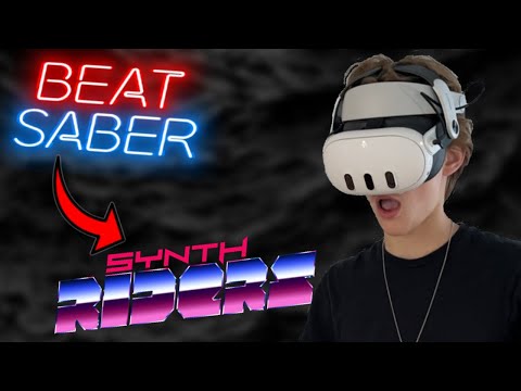 Beat Saber Pro Tries Synth Riders for the First Time