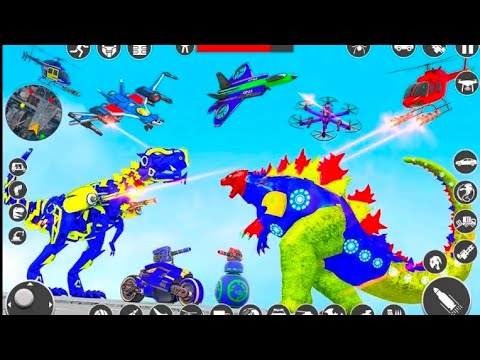 US Police Car Transform Robot War Rescue 2023 - Android Gameplay