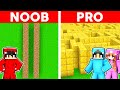 Minecraft NOOB vs PRO: GIANT MAZE BUILD CHALLENGE!