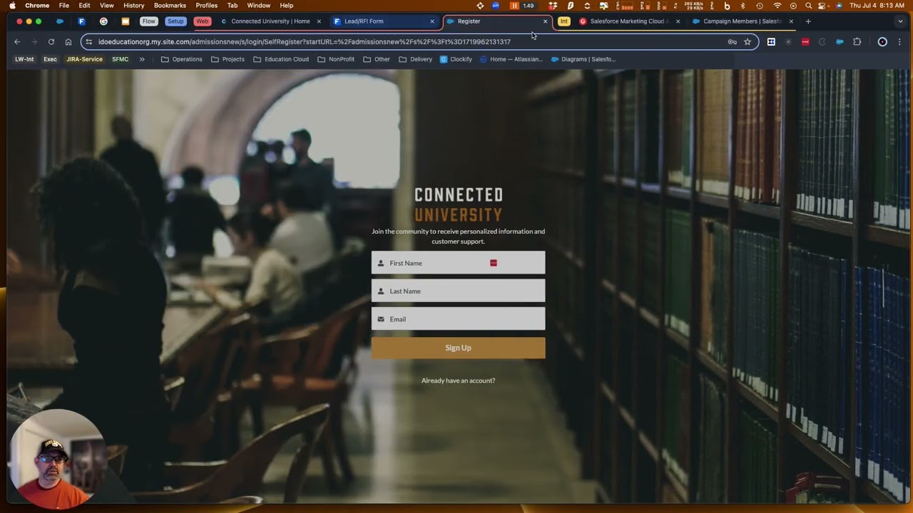 Recruitment and Admissions Education Cloud