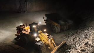Nightshift At The Quarry: Stunning Drone Footage Of Caterpillar 992K & 777F In Action - Interkat SA