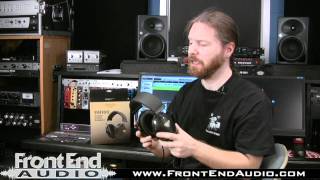 Video thumbnail for CAD DH100 Drummer Isolation Headphones by Front End Audio