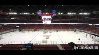 preview picture of video 'SportsTimeLapses.com: Hockey-to-Hoops (Kohl Center - Madison, WI)'