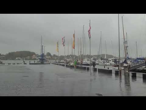 Ostsee Eckernförde Sturmflut 20.10.2023 #sturm #sturmflut #unwetter #ostsee