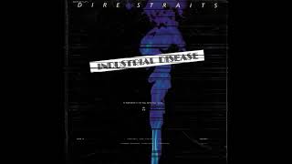 Dire Straits - Industrial Disease / Badges, Posters, Stickers, T-Shirts (1982) (HQ)