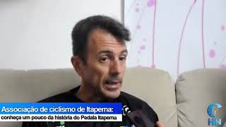 PRESIDENTE DA ASSOCIAÇÃO PEDALA ITAPEMA VISITA JORNAL HORA NOTICIA