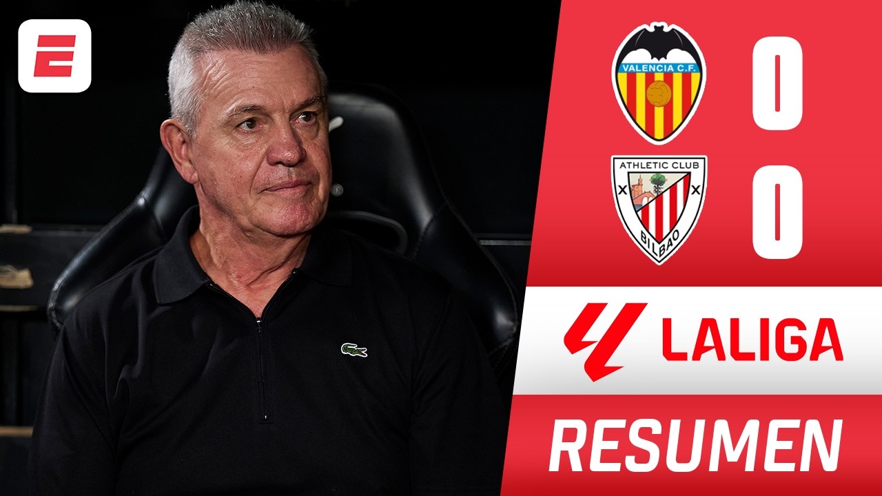 EL VASCO AGUIRRE SIGUE SIN PERDER con el VALENCIA. Segundo EMPATE ante el ATHLETIC CLUB | La Liga