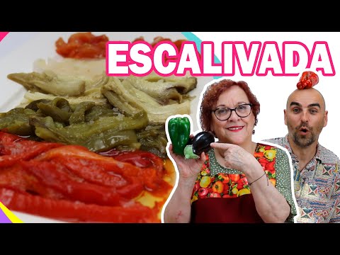 ESCALIVADA | Receta vegana | Pimiento, berenjena, cebolla, tomate al horno